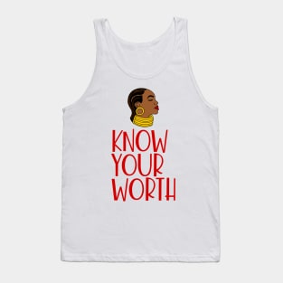 Know Your Worth Tank Top